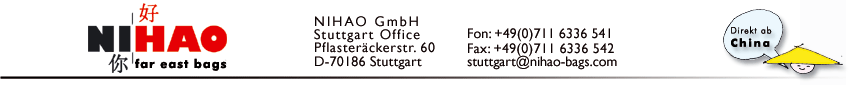 NIHAO GmbH far east bags Besonderheiten